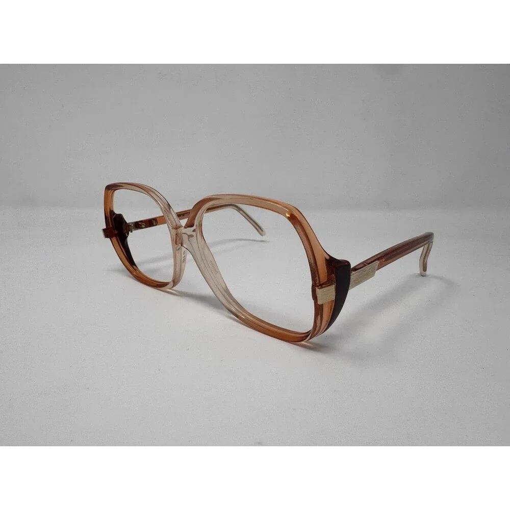Vintage American Optical AO207 Eyeglass Frames Only 50-17-130 Amber USA
